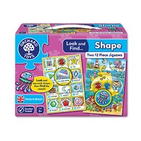 2 x 12pc Look & Find Shapes