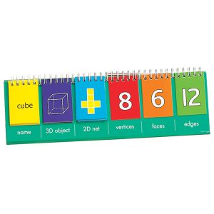 2D 3D Geoshape Flip Chart Student 10pc