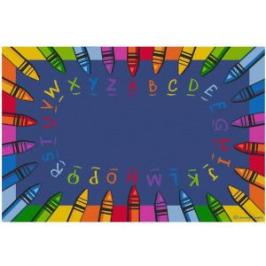 Alphabet Crayons Carpet