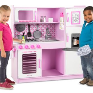 Chef's Wooden Kitchen Pink