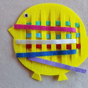 Craft Kit Felt Weave-a-Chicken