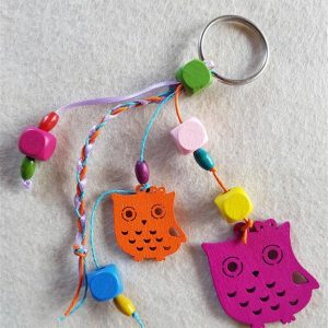 Craft Kit Owl Keyring