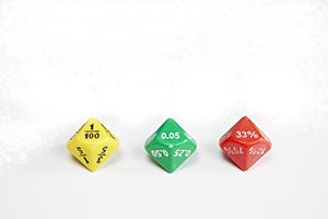 Dice Equivalence 10-Sided Soft Plastic