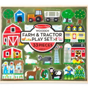 Farm and Tractor Wooden Play Set