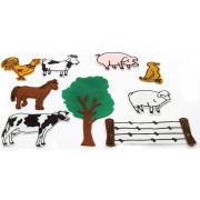 Felt Farm Animals