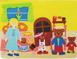 Felt Goldilocks & Three Bears