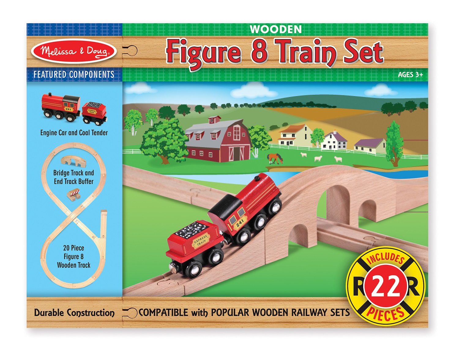 figure of eight train set