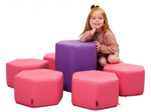 Flower Table & Seating Set PVC