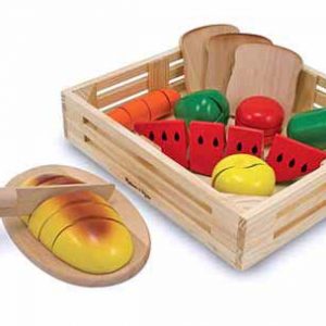 Wooden Food Cutting Set