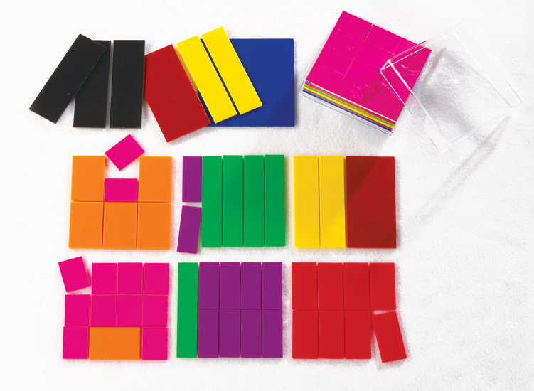 Fraction Squares Unprinted 51pc