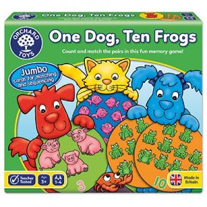 One Dog, Ten Frogs