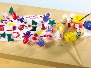 Paint Stamps Christmas