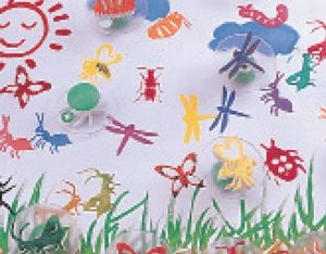 Paint Stamps Insects