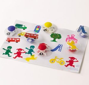 Paint Stamps My Community