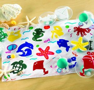 Paint Stamps Sea Life