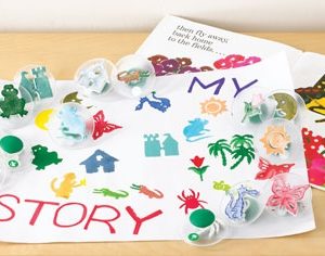 Paint Stamps Story
