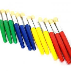 Paintbrushes Coloured Asst Sizes