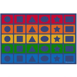 Rainbow Shapes Carpet