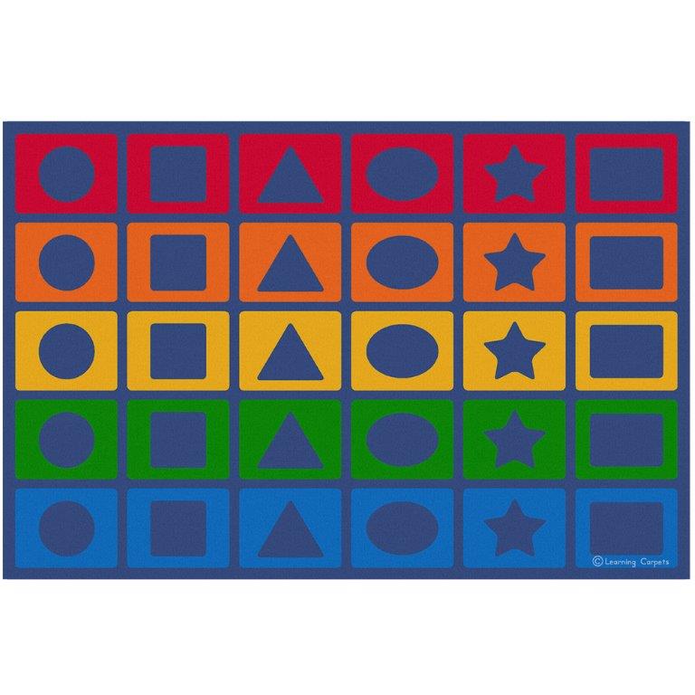 Rainbow Shapes Carpet