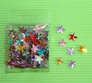 Rhinestones Asst Colours Stars