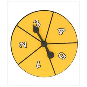 Spinner Number 1-5 5pc