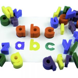 Sponge Painting Alphabet L/C