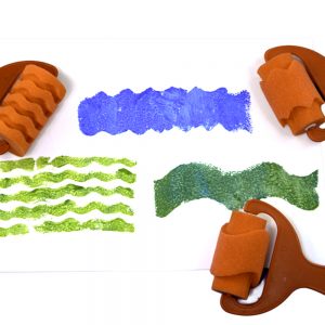 Sponge Pattern Rollers 3pc