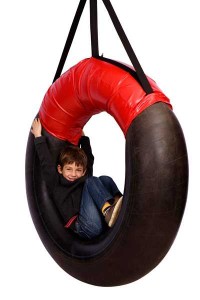 Suspended Tyre Swing