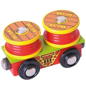 Train Cable Rolls Wagon