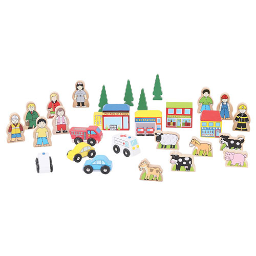 Train Trackside Accessory Set