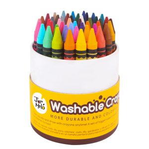 Washable Wax Crayons 48pc