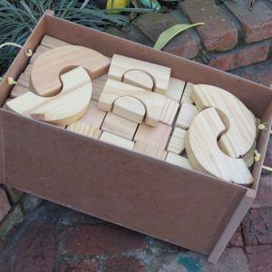 Educational Wooden Blocks Natural 110pc