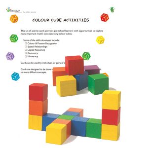 Activity Cards Colour Cubes