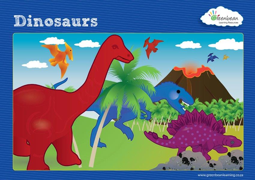 Activity Cards Dinosaur Counters
