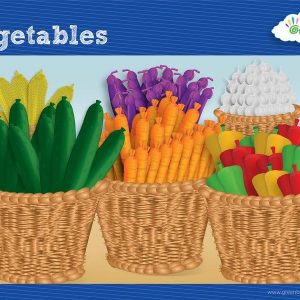 Activity Cards Vegetable Counters