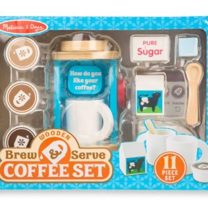Wooden Brew & Serve Coffee Set