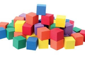 Colour Cubes Foam 102pc