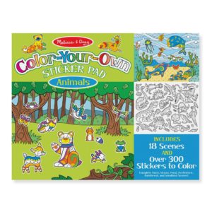 Sticker Pad Colour Your Own Animals