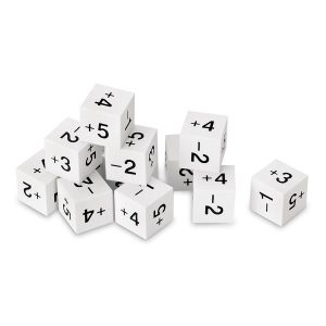 Dice Positive & Negative 12pc Foam