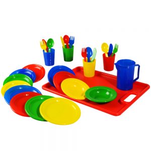 Dinner and Kitchen Set with Tray