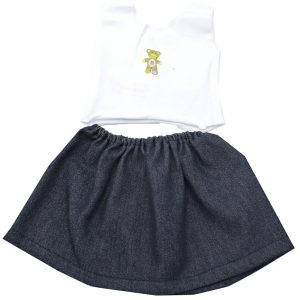 Ethnic Baby Doll Outfit - White Girl