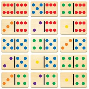 Dominoes Dots Wooden