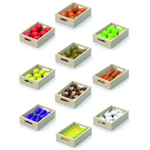 Fruit and Vegetables Set of 10