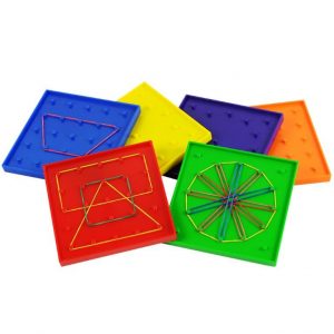 Geoboards 5x5 13cm 6pc