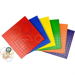 Geoboards 11x11 22cm 6pc