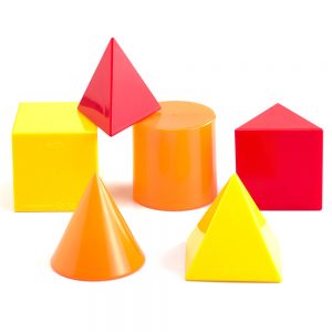 Geometric Solids 8cm 6pc Demo