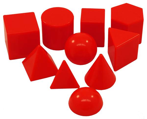 Geometric Solids Mini 2.5cm 10pc