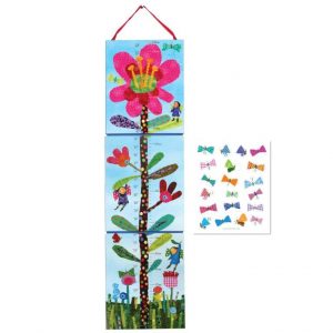 Growth Chart Pink Flower