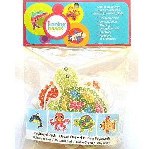 Ironing Beads Pegboards & Idea Cards 4's Ocean