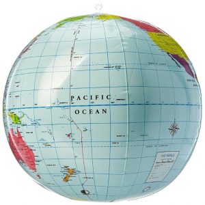 Inflatable World Globe